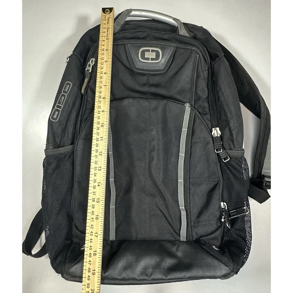 Ogio Airflow Backpack Black Laptop Tablet Protection Adjustable Strap 8 Pockets